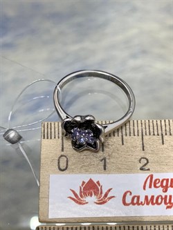 *Кольцо р.17,5 Танзанит арт. SM-R02911-X-WB-TN-X-B-213 (вес 2,94 г) - фото 173635 *Кольцо р.17,5 Танзанит арт. SM-R02911-X-WB-TN-X-B-213 (вес 2,94 г) - фото 173635