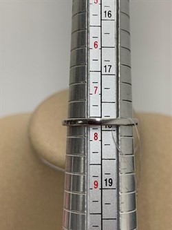 *Кольцо р.18 Цаворит арт. SM-R02911-X-WB-Gr-X-B-099 (вес 2,87 г) - фото 173700