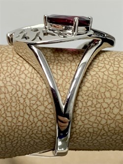 *Кольцо р.20 Родолит арт. SM-R02902-X-WB-lil-X-X-402 (вес 5,44 г) - фото 173726