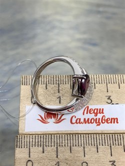 *Кольцо р.18,5 Родолит арт. SM-R02915-X-W-lil-X-W-734 вес 4,16 г - фото 173905 *Кольцо р.18,5 Родолит арт. SM-R02915-X-W-lil-X-W-734 вес 4,16 г - фото 173905