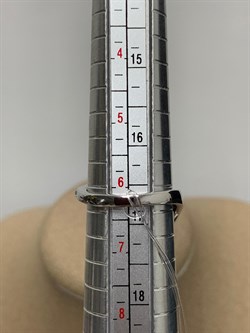 *Кольцо р.16,5 Аметист арт. SM-R02915-X-W-Pur-X-W-269 вес 3,84 г - фото 173957