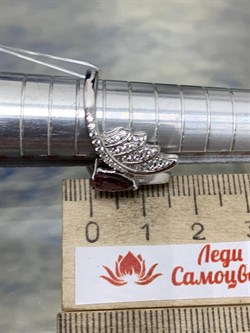 *Кольцо р.16,5 Родолит арт. SM-R02916-X-W-lil-X-W-843 вес 4,01 г - фото 174014