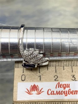 *Кольцо р.20 Иолит арт. SM-R02916-X-W-BL-X-W-017 вес 4,45 г - фото 174056 *Кольцо р.20 Иолит арт. SM-R02916-X-W-BL-X-W-017 вес 4,45 г - фото 174056