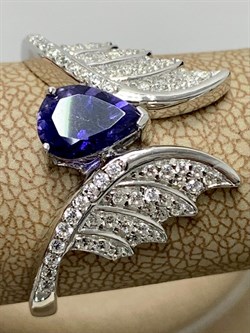 *Кольцо р.20 Иолит арт. SM-R02916-X-W-BL-X-W-017 вес 4,45 г - фото 174059 *Кольцо р.20 Иолит арт. SM-R02916-X-W-BL-X-W-017 вес 4,45 г - фото 174059