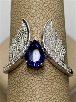 *Кольцо р.20 Иолит арт. SM-R02916-X-W-BL-X-W-017 вес 4,45 г - фото 174061 *Кольцо р.20 Иолит арт. SM-R02916-X-W-BL-X-W-017 вес 4,45 г - фото 174061