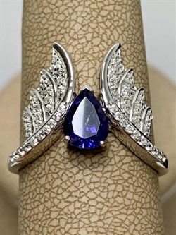 *Кольцо р.20 Иолит арт. SM-R02916-X-W-BL-X-W-017 вес 4,45 г - фото 174062 *Кольцо р.20 Иолит арт. SM-R02916-X-W-BL-X-W-017 вес 4,45 г - фото 174062