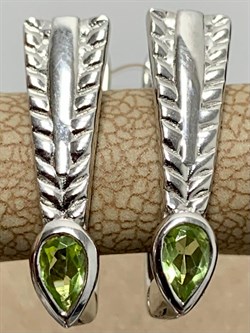 *Серьги Хризолит арт. SM-E00738-X-W-S-X-X-533 вес 4,41 г - фото 174134 *Серьги Хризолит арт. SM-E00738-X-W-S-X-X-533 вес 4,41 г - фото 174134