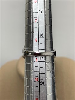 *Кольцо р.18,5 Голубой Топаз арт. SM-R02901-X-W-SBT-X-W-720 вес 4,62 г - фото 174326