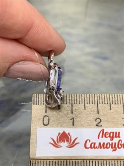 *Подвеска Совунья Танзанит цв Белое арт. 3-848-31-029 (вес 3,71 г) - фото 174472 *Подвеска Совунья Танзанит цв Белое арт. 3-848-31-029 (вес 3,71 г) - фото 174472