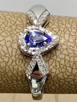 *Кольцо р.16,5 Танзанит цв Белое арт. 1-207858-00-31-749 вес 2,2 г - фото 174584 *Кольцо р.16,5 Танзанит цв Белое арт. 1-207858-00-31-749 вес 2,2 г - фото 174584