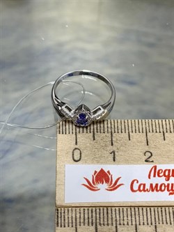 *Кольцо р.18,5 Танзанит цв Белое арт. 1-207858-00-31-253 вес 2,33 г - фото 174594 *Кольцо р.18,5 Танзанит цв Белое арт. 1-207858-00-31-253 вес 2,33 г - фото 174594