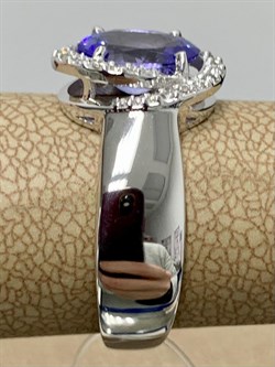 *Кольцо р.18,5 Танзанит цв Белое арт. 1-106-764-31-503 вес 2,87 г - фото 174740 *Кольцо р.18,5 Танзанит цв Белое арт. 1-106-764-31-503 вес 2,87 г - фото 174740