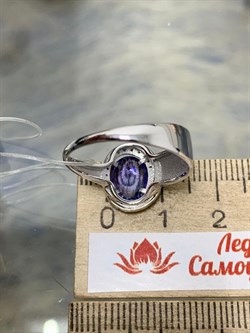 *Кольцо р.18,5 Танзанит цв Белое арт. 1-106-764-31-503 вес 2,87 г - фото 174744 *Кольцо р.18,5 Танзанит цв Белое арт. 1-106-764-31-503 вес 2,87 г - фото 174744