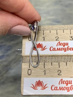 *Подвеска Танзанит цв Белое арт 3-230021-00-31-080 вес 1,8 г - фото 174821 *Подвеска Танзанит цв Белое арт 3-230021-00-31-080 вес 1,8 г - фото 174821