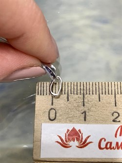 *Подвеска Сердце Танзанит цв Белое арт. 3-929-31-718 вес 0,53 г - фото 174839 *Подвеска Сердце Танзанит цв Белое арт. 3-929-31-718 вес 0,53 г - фото 174839