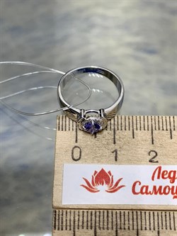 *Кольцо р.16 Танзанит цв Белое арт. 1-207856-00-31-791 (вес 2,9 г) - фото 174882 *Кольцо р.16 Танзанит цв Белое арт. 1-207856-00-31-791 (вес 2,9 г) - фото 174882