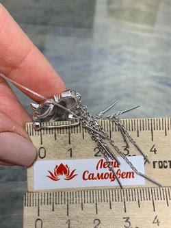 *Брошь-Кулон Кот Эмаль арт. 04-3445/ЭМ93-17-079 вес 6,99 г - фото 174955 *Брошь-Кулон Кот Эмаль арт. 04-3445/ЭМ93-17-079 вес 6,99 г - фото 174955