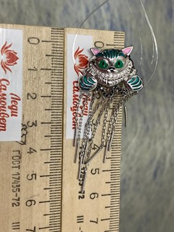 *Брошь-Кулон Кот Эмаль арт. 04-3445/ЭМ93-17-079 вес 6,99 г - фото 174958 *Брошь-Кулон Кот Эмаль арт. 04-3445/ЭМ93-17-079 вес 6,99 г - фото 174958