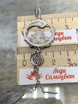 *Подвеска Кот арт. 03-3456/ЭМ95-00-844 (вес 5,83 г) - фото 174981