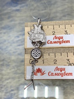 *Подвеска Кот Эмаль арт. 03-3507/ЭМ95-00-903 вес 4,93 г - фото 174990