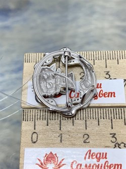 *Брошь-Кулон Кот Эмаль арт. 04-3454/ЭМ95-00-928 вес 7,67 г - фото 175033 *Брошь-Кулон Кот Эмаль арт. 04-3454/ЭМ95-00-928 вес 7,67 г - фото 175033