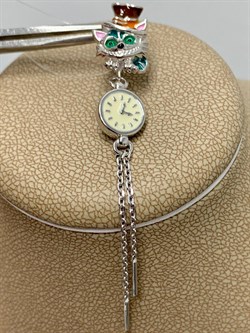 *Серьга Пусета Кот Эмаль арт. 02-3451/ЭМ95-00-347 вес 2,97 г - фото 175044 *Серьга Пусета Кот Эмаль арт. 02-3451/ЭМ95-00-347 вес 2,97 г - фото 175044