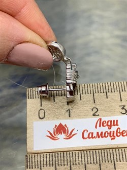 *Серьга Пусета Кот Эмаль арт. 02-3451/ЭМ95-00-347 вес 2,97 г - фото 175047 *Серьга Пусета Кот Эмаль арт. 02-3451/ЭМ95-00-347 вес 2,97 г - фото 175047