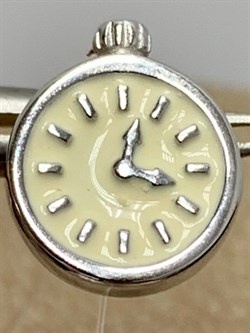 * Пусета Часы Эмаль арт. 02-3449/ЭМ53-00-635 вес 1,06 г - фото 175141