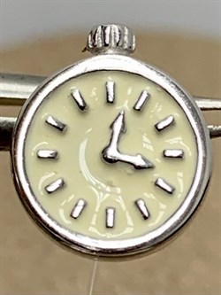 * Пусета Часы Эмаль арт. 02-3449/ЭМ53-00-635 вес 1,06 г - фото 175143