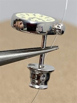 * Пусета Часы Эмаль арт. 02-3449/ЭМ53-00-635 вес 1,06 г - фото 175148