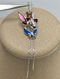 *Подвеска Кролик Эмаль арт. 03-3448/ЭМ15-00-635 вес 3,96 г - фото 175195 *Подвеска Кролик Эмаль арт. 03-3448/ЭМ15-00-635 вес 3,96 г - фото 175195