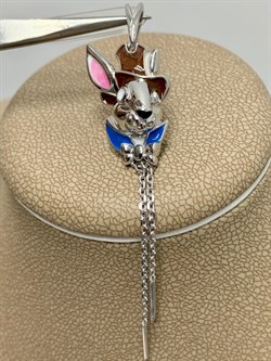 *Подвеска Кролик Эмаль арт. 03-3448/ЭМ15-00-635 вес 3,96 г - фото 175196 *Подвеска Кролик Эмаль арт. 03-3448/ЭМ15-00-635 вес 3,96 г - фото 175196