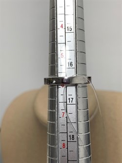 *Кольцо р.16,5 Часы Эмаль арт. 01-3449/ЭМ14-00-018 вес 3,23 г - фото 175338