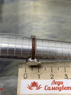 *Кольцо р.17 Часы Эмаль арт. 01-3449/ЭМ14-00-347 вес 3,34 г - фото 175356