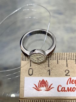 *Кольцо р.18 Часы Эмаль арт. 01-3449/ЭМ14-00-153 вес 3,25 г - фото 175407
