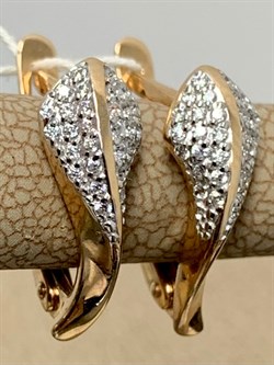 *Серьги Белый Фианит цв Красное 10-02-0001-24934-184 Вес 2,5 г - фото 175890 *Серьги Белый Фианит цв Красное 10-02-0001-24934-184 Вес 2,5 г - фото 175890