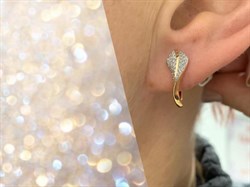 *Серьги Белый Фианит цв Красное 10-02-0001-24934-184 Вес 2,5 г - фото 175891 *Серьги Белый Фианит цв Красное 10-02-0001-24934-184 Вес 2,5 г - фото 175891