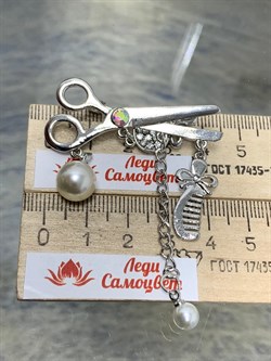 Брошь Ножницы арт: 86102 Мадам Брошкина - фото 176307 Брошь Ножницы арт: 86102 Мадам Брошкина - фото 176307