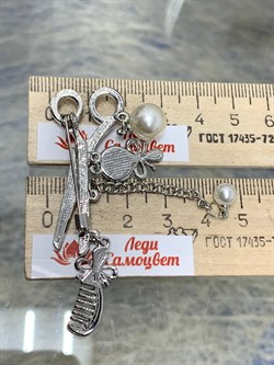 Брошь Ножницы арт: 86102 Мадам Брошкина - фото 176308 Брошь Ножницы арт: 86102 Мадам Брошкина - фото 176308