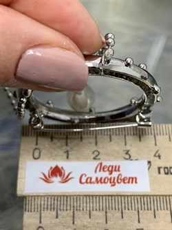 Брошь Колечко Жемчуг иск арт: 86104 Мадам Брошкина - фото 176333 Брошь Колечко Жемчуг иск арт: 86104 Мадам Брошкина - фото 176333