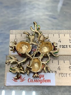 Брошь Гранат Эмаль арт: 86109 Мадам Брошкина - фото 176396 Брошь Гранат Эмаль арт: 86109 Мадам Брошкина - фото 176396