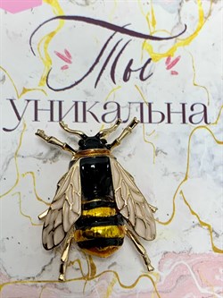 Брошь Оса Эмаль арт: 86115 Мадам Брошкина - фото 176412 Брошь Оса Эмаль арт: 86115 Мадам Брошкина - фото 176412