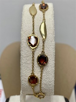 *Браслет р.17-22 Циркон цв Лимонное арт 10-320376-00-39-703 вес 7,12 г - фото 176476 *Браслет р.17-22 Циркон цв Лимонное арт 10-320376-00-39-703 вес 7,12 г - фото 176476