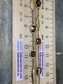 *Браслет р.17-22 Циркон цв Лимонное арт 10-320376-00-39-703 вес 7,12 г - фото 176480 *Браслет р.17-22 Циркон цв Лимонное арт 10-320376-00-39-703 вес 7,12 г - фото 176480