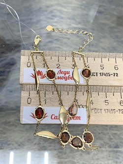 *Браслет р.17-22 Циркон цв Лимонное арт 10-320376-00-39-703 вес 7,12 г - фото 176481 *Браслет р.17-22 Циркон цв Лимонное арт 10-320376-00-39-703 вес 7,12 г - фото 176481