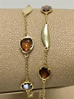 *Браслет р.17-22 Циркон цв Лимонное арт 10-320376-00-39-703 вес 7,12 г - фото 176483 *Браслет р.17-22 Циркон цв Лимонное арт 10-320376-00-39-703 вес 7,12 г - фото 176483