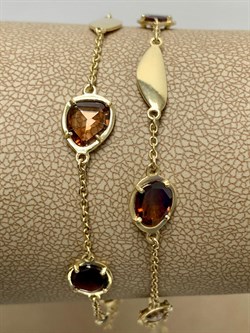 *Браслет р.17-22 Циркон цв Лимонное арт 10-320376-00-39-703 вес 7,12 г - фото 176484 *Браслет р.17-22 Циркон цв Лимонное арт 10-320376-00-39-703 вес 7,12 г - фото 176484