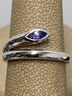 *Кольцо р.17 Танзанит арт. SM-R02899-X-W-TN-X-X-449 вес 2,76 г - фото 176633