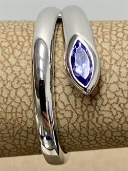 *Кольцо р.17 Танзанит арт. SM-R02899-X-W-TN-X-X-449 вес 2,76 г - фото 176635