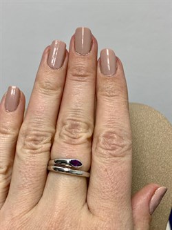 *Кольцо р.16,5 Аметист арт. SM-R02899-X-W-Pur-X-X-652 вес 2,59 г - фото 176656 *Кольцо р.16,5 Аметист арт. SM-R02899-X-W-Pur-X-X-652 вес 2,59 г - фото 176656